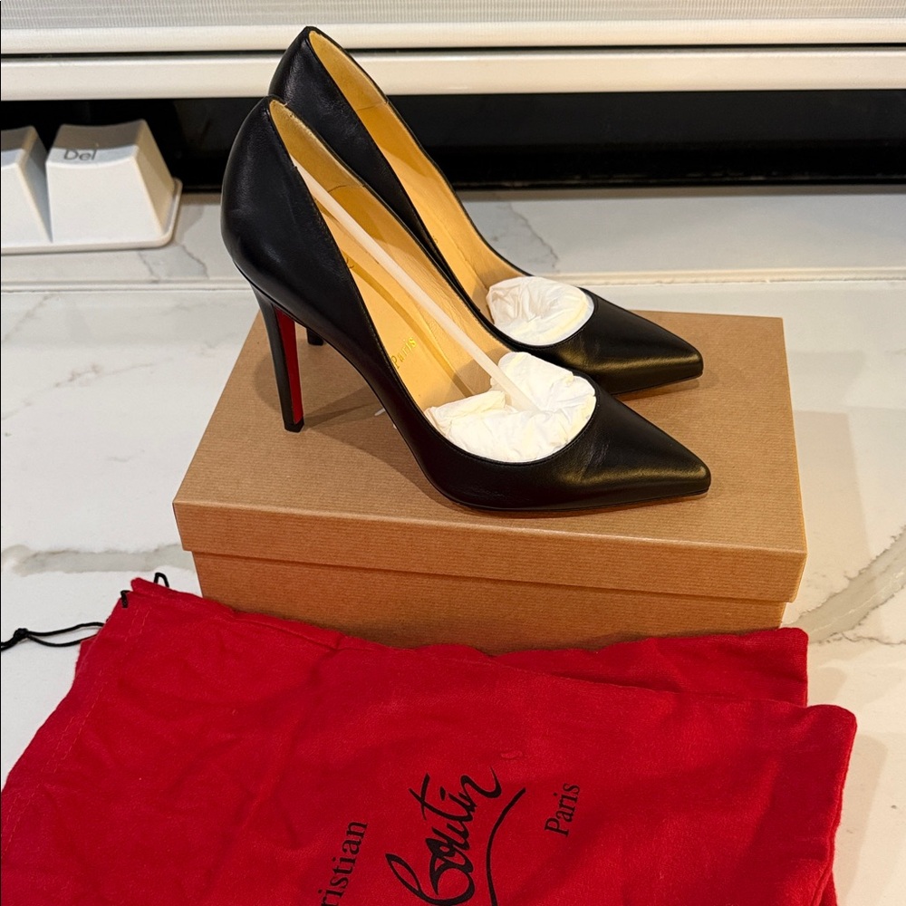 Christian Louboutin Black Pigalle 100